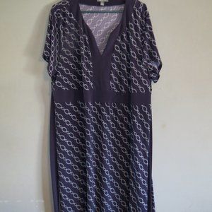 Apt 9 WOMAN 3x purple and gray dress